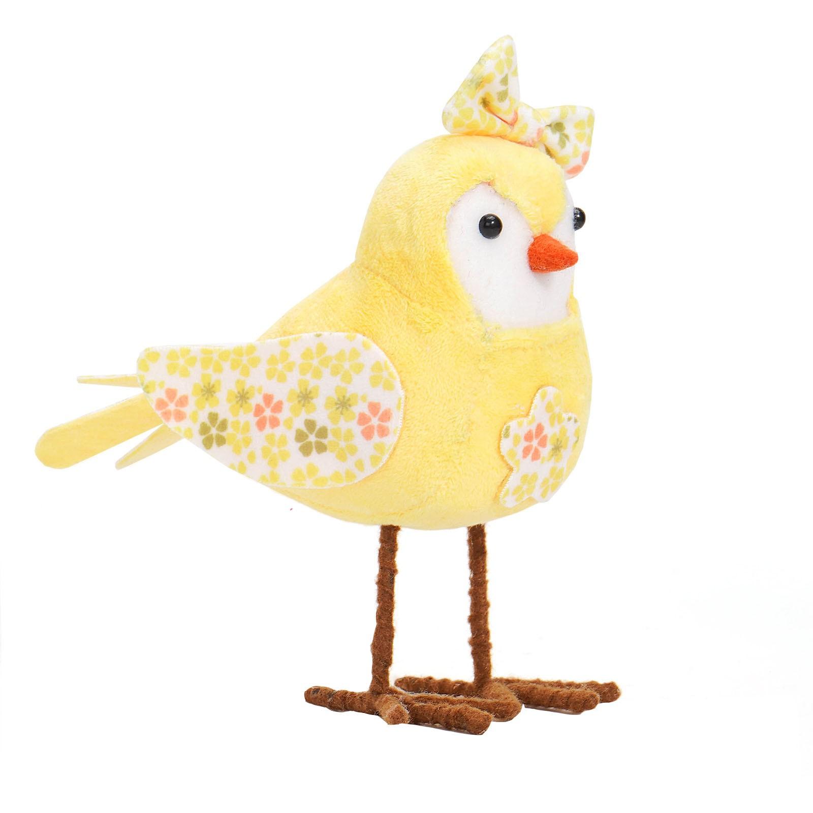 Весенняя лавандовая безликая кукла, карликовая пожилая кукла, украшение для рабочего стола, дарение пасхальных подарков друзьям и семье One Size жёлтый