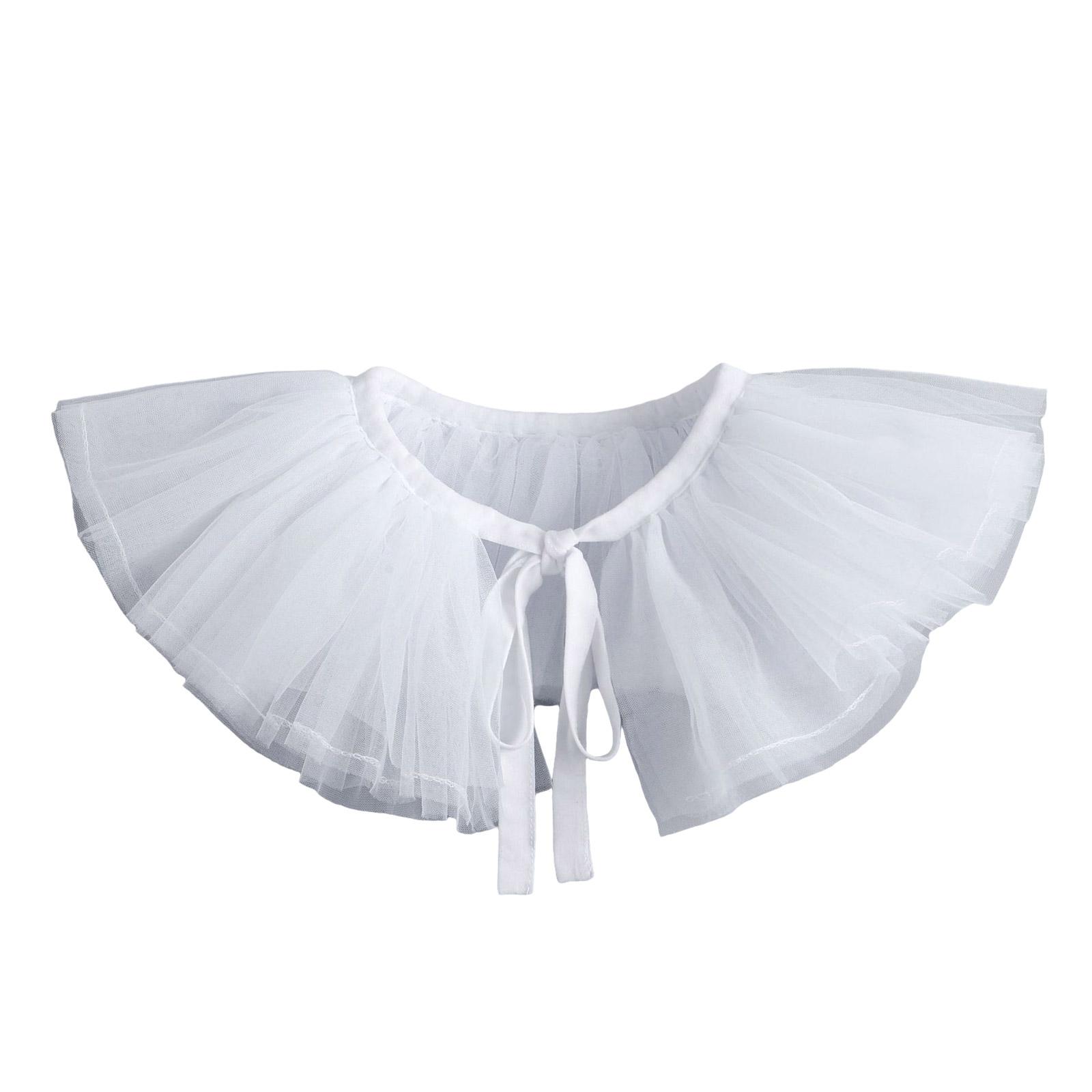 Victorian Ruffled Collar Tulle Renaissance Girls Blouse Collar Lapel Shawl Decorative Lapel for Lady Medieval Cosplay білий
Victorian Ruffled Collar Tulle Renaissance Girls Blouse Collar Lapel Shawl Decorative Lapel for Lady Medieval Cosplay білий