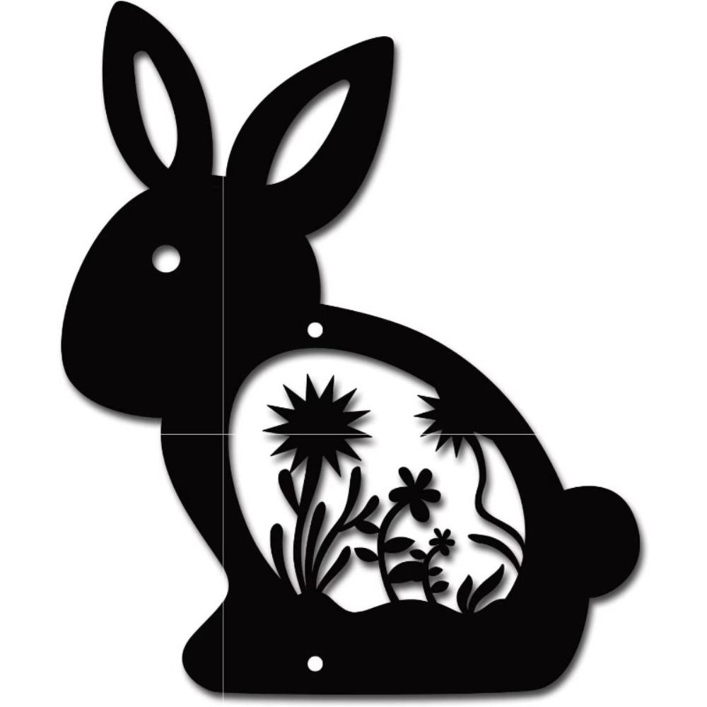 Metal Wall Art Rabbit, Black Iron Sculpture for Indoor Outdoor Home Garden Decor, 9.4x7.9 Inch
Metal Wall Art Rabbit, Black Iron Sculpture for Indoor Outdoor Home Garden Decor, 9.4x7.9 Inch