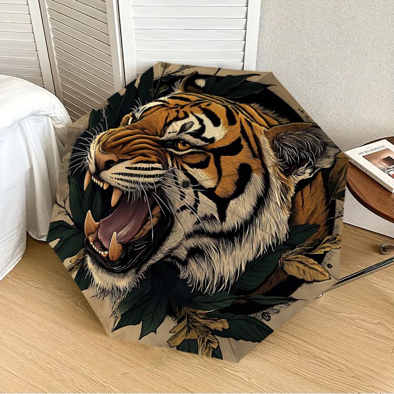 1PC Tiger Head Automatic 8-Bone Folding Umbrella - Durable Polyester & Iron Frame,Userfriendly Operation y250929199
1PC Tiger Head Automatic 8-Bone Folding Umbrella - Durable Polyester & Iron Frame,Userfriendly Operation y250929199