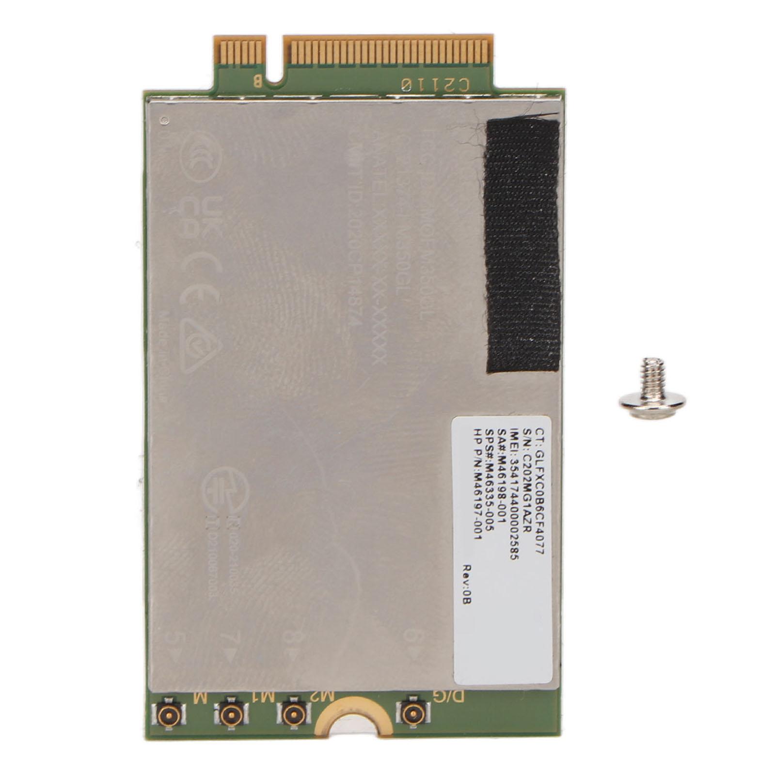 5G LTE Network Card 4.67Gbps Downlink 1.25Gbps Uplink 4x4 MIMO GNSS FM350 GL Network Card for Laptop
5G LTE Network Card 4.67Gbps Downlink 1.25Gbps Uplink 4x4 MIMO GNSS FM350 GL Network Card for Laptop