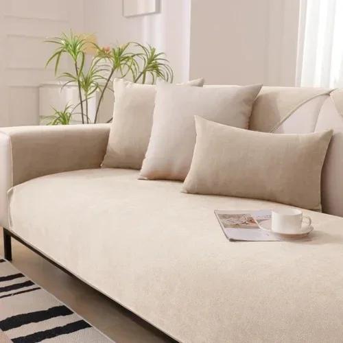 Four Seasons Universal Chenille Sofa Cushion New Good Quality Cover Solid Color Light Luxury Anti Slip Seat Cushion Cover 70x90cm
Four Seasons Universal Chenille Sofa Cushion New Good Quality Cover Solid Color Light Luxury Anti Slip Seat Cushion Cover 70x90cm