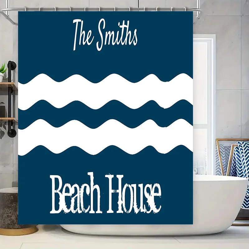 Beach House Shower Curtain Navy Blue White Customizable Bath Decor For Home Decoration In Bathroom Accessories From W60H190(CM)-1 Pcs
Beach House Shower Curtain Navy Blue White Customizable Bath Decor For Home Decoration In Bathroom Accessories From W60H190(CM)-1 Pcs