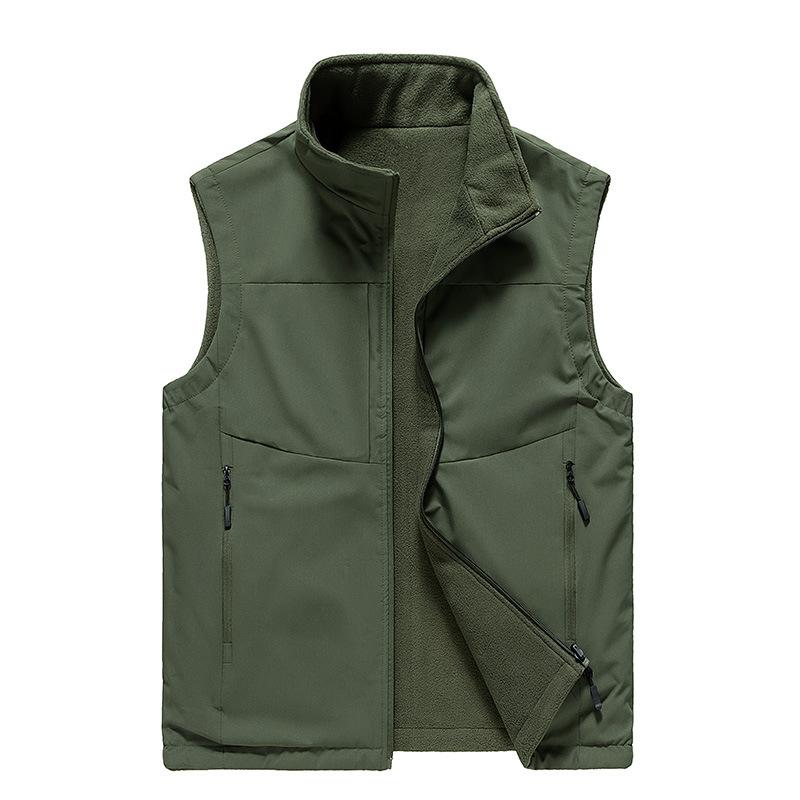 Men s New Spring Multi-pocket Cargo Vest Vest Clip In Both Sides of the Elderly Wear Coat 4XL зелений
Men s New Spring Multi-pocket Cargo Vest Vest Clip In Both Sides of the Elderly Wear Coat 4XL зелений