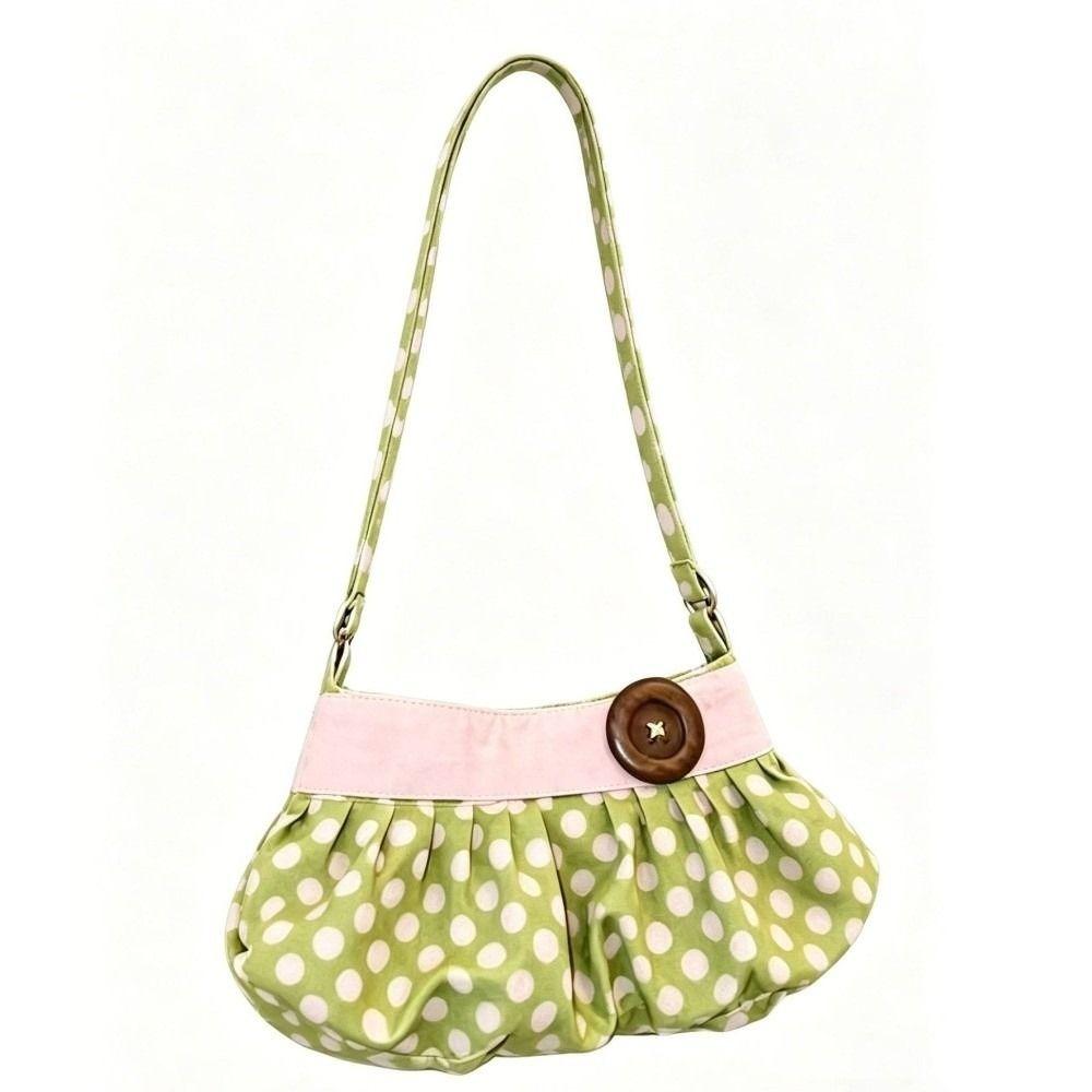 Contrast Color Polka Dot Shoulder Bag Korean Style Pleated Underarm Bag Office Worker зелёный
Contrast Color Polka Dot Shoulder Bag Korean Style Pleated Underarm Bag Office Worker зелёный