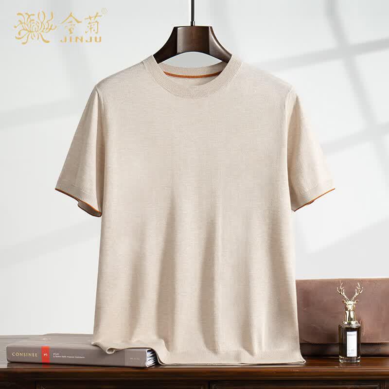 Men s Luxury Mulberry Silk & Cashmere Blend Short Sleeve T-Shirt 3XL
Men s Luxury Mulberry Silk & Cashmere Blend Short Sleeve T-Shirt 3XL