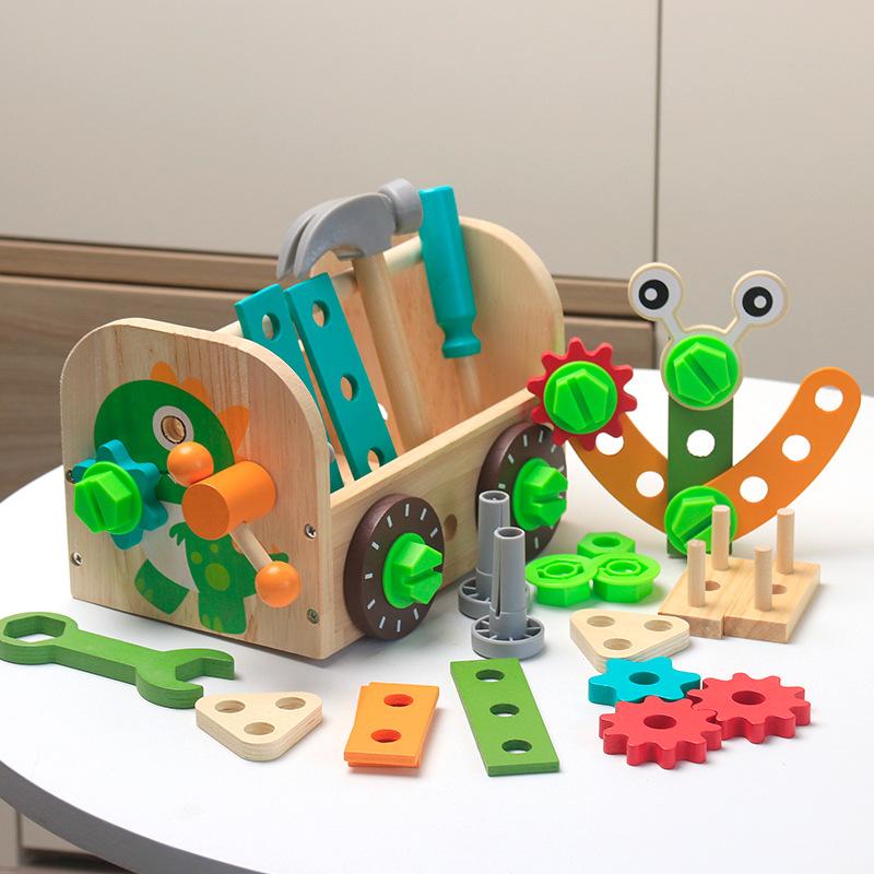 Simulation repair toolbox children s hands-on disassembly and screwing educational toys for boys and girls nut combination is removable
Simulation repair toolbox children s hands-on disassembly and screwing educational toys for boys and girls nut combination is removable