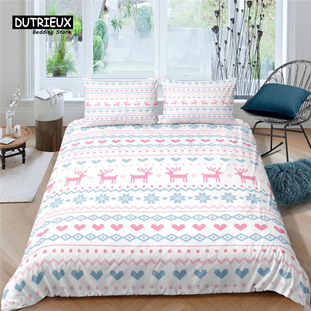 Comforter Home Living Luxury Christmas Deer Print 2/3Pcs Queen Size And King Size Kid Bedding Set Eu/Us/Au Size Comforter (quilt)-EU Single(135*200cm)3pcs
Comforter Home Living Luxury Christmas Deer Print 2/3Pcs Queen Size And King Size Kid Bedding Set Eu/Us/Au Size Comforter (quilt)-EU Single(135*200cm)3pcs