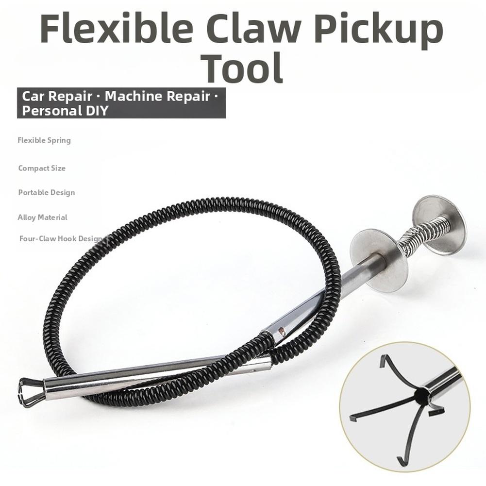 Magnetic Pickup Tool with Flexible Spring and Four Claw Hook for Automotive Repair Machinery and Industrial Metal Retrieval China Mainland
Magnetic Pickup Tool with Flexible Spring and Four Claw Hook for Automotive Repair Machinery and Industrial Metal Retrieval China Mainland