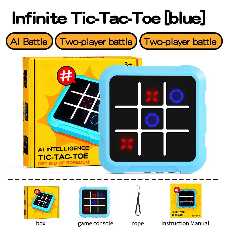 New Portable Tic-Tac-Toe Multifunctional Electronic Game, Stress Relief & Educational Board Game, Suitable for Adults and Kids
New Portable Tic-Tac-Toe Multifunctional Electronic Game, Stress Relief & Educational Board Game, Suitable for Adults and Kids