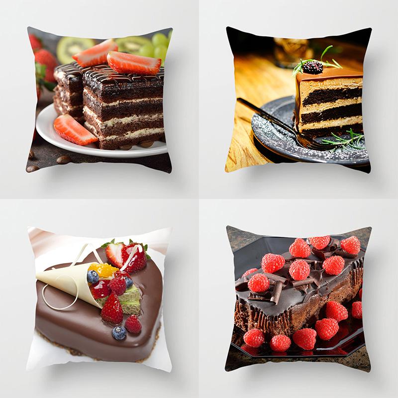 Gourmet Cake Print Throw Pillow Cover Restaurant Decor Sofa Cushion Cover Room Home Decor 45x45cm
Gourmet Cake Print Throw Pillow Cover Restaurant Decor Sofa Cushion Cover Room Home Decor 45x45cm