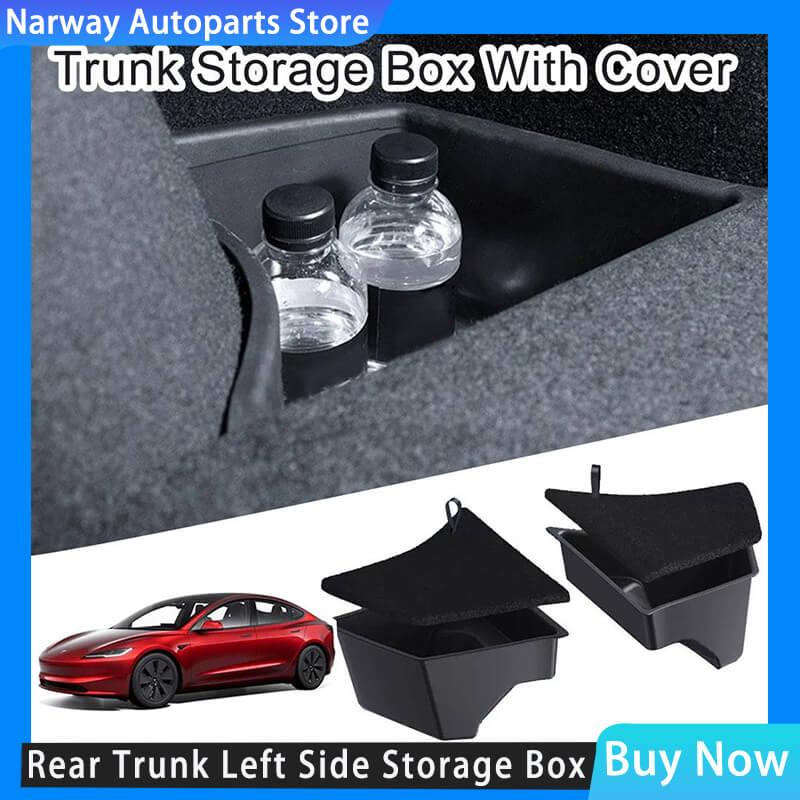 For Tesla 2024 highland Rear Trunk Left Side Storage Box with Cover Tail Boot Organizer Partition Decor Car Accessories
For Tesla 2024 highland Rear Trunk Left Side Storage Box with Cover Tail Boot Organizer Partition Decor Car Accessories