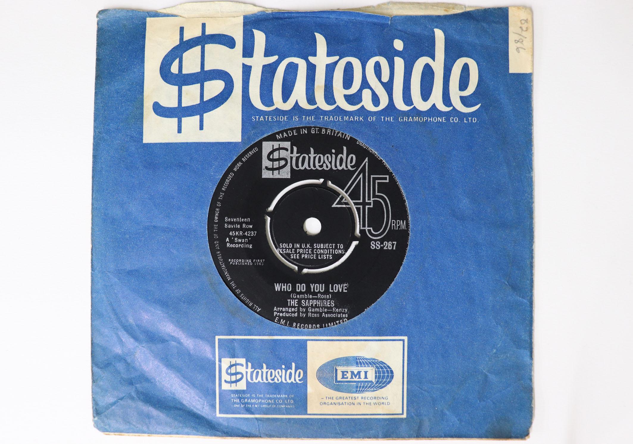 7inch Record SAPPHIRES Who Do You Love Oh So Soon SS267 STATESIDE 1964 UK SoulFunk Used
7inch Record SAPPHIRES Who Do You Love Oh So Soon SS267 STATESIDE 1964 UK SoulFunk Used