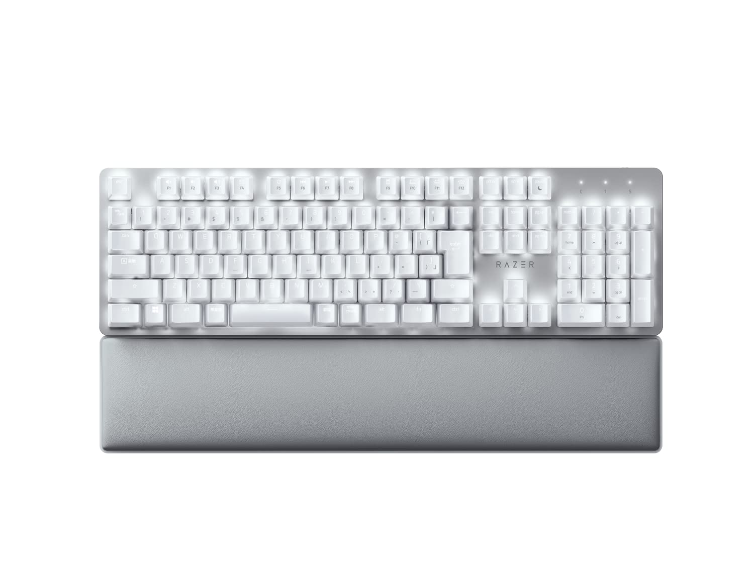 Razer Pro Type Ultra JP Mechanical Keyboard Wired Wireless Bluetooth Quiet Yellow Axis Ergonomic Design White LED Backlit Keys Japanese Layout by білий
Razer Pro Type Ultra JP Mechanical Keyboard Wired Wireless Bluetooth Quiet Yellow Axis Ergonomic Design White LED Backlit Keys Japanese Layout by білий