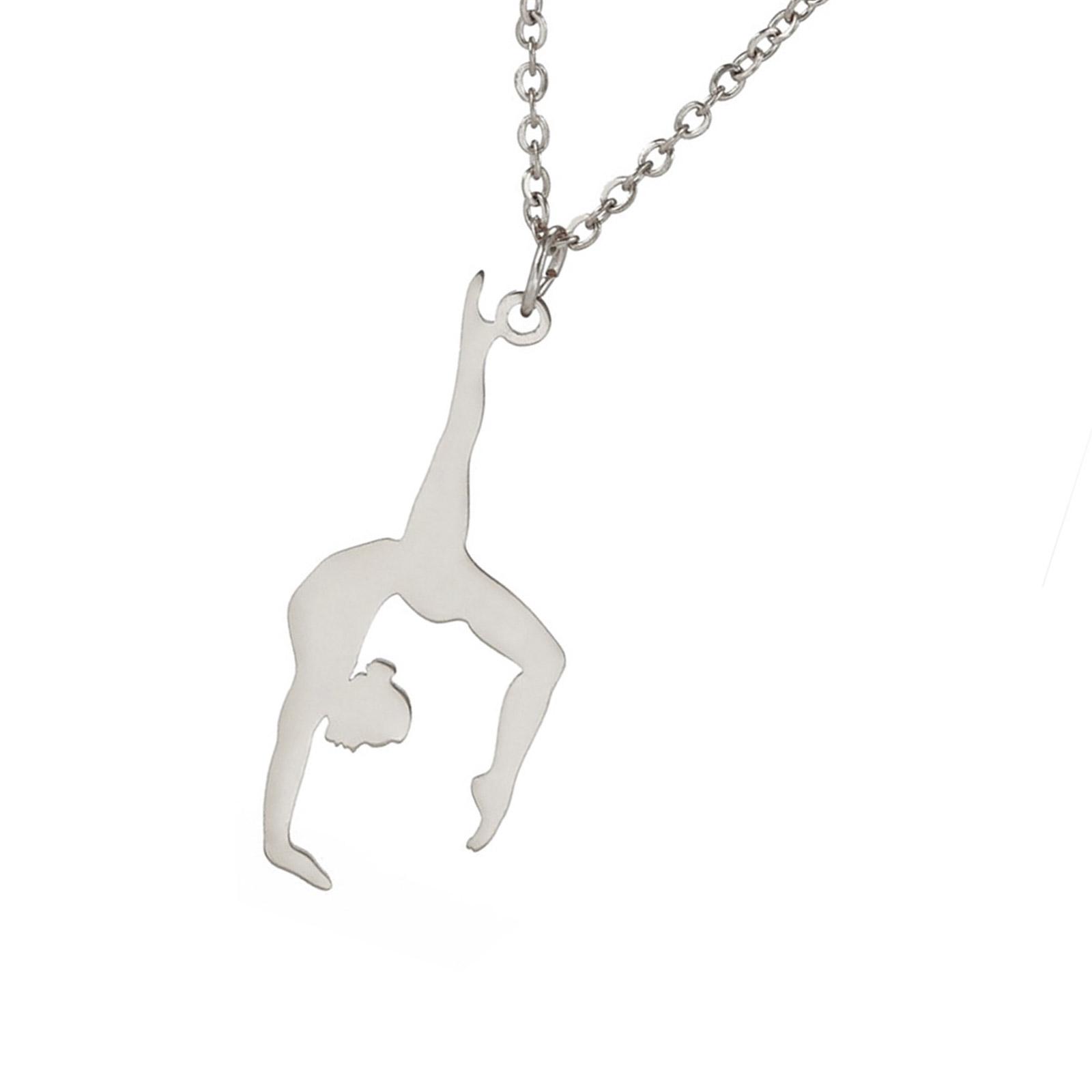 Практичное Прочное Ожерелье-подвеска из нержавеющей стали для гимнастики Портативное для женщин с артистичным шармом Стильные наряды серебряный
Практичное Прочное Ожерелье-подвеска из нержавеющей стали для гимнастики Портативное для женщин с артистичным шармом Стильные наряды серебряный