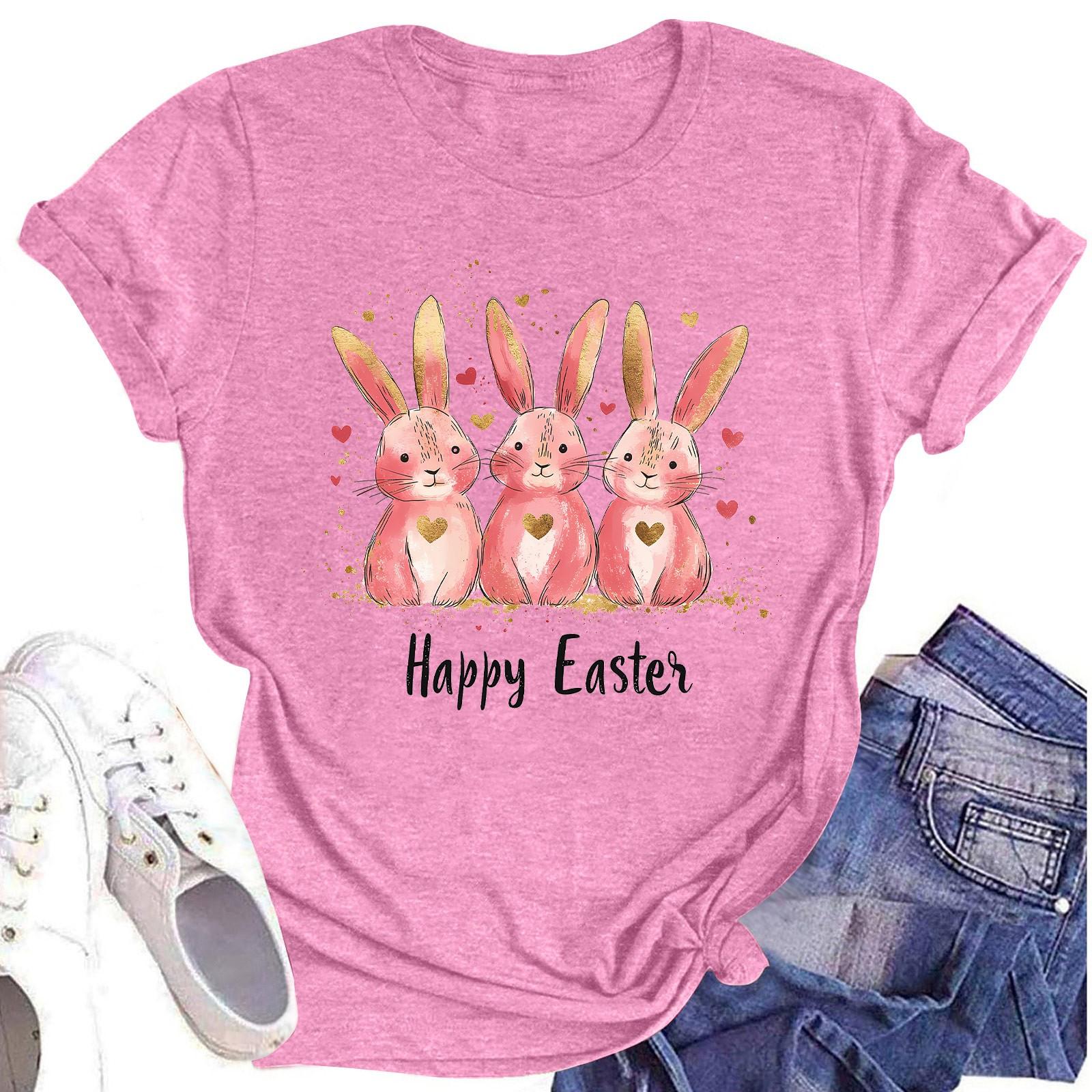 Женский топ с круглым вырезом, повседневный принт, футболка с короткими рукавами M розовый
Женский топ с круглым вырезом, повседневный принт, футболка с короткими рукавами M розовый