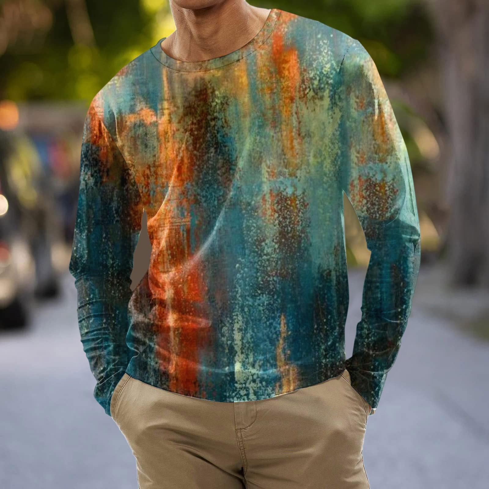 Муж. Футболка Графика Абстракция Шея Одежда Одежда На открытом воздухе Длинный рукав С принтом Модельер Винтаж S зелёный
Муж. Футболка Графика Абстракция Шея Одежда Одежда На открытом воздухе Длинный рукав С принтом Модельер Винтаж S зелёный