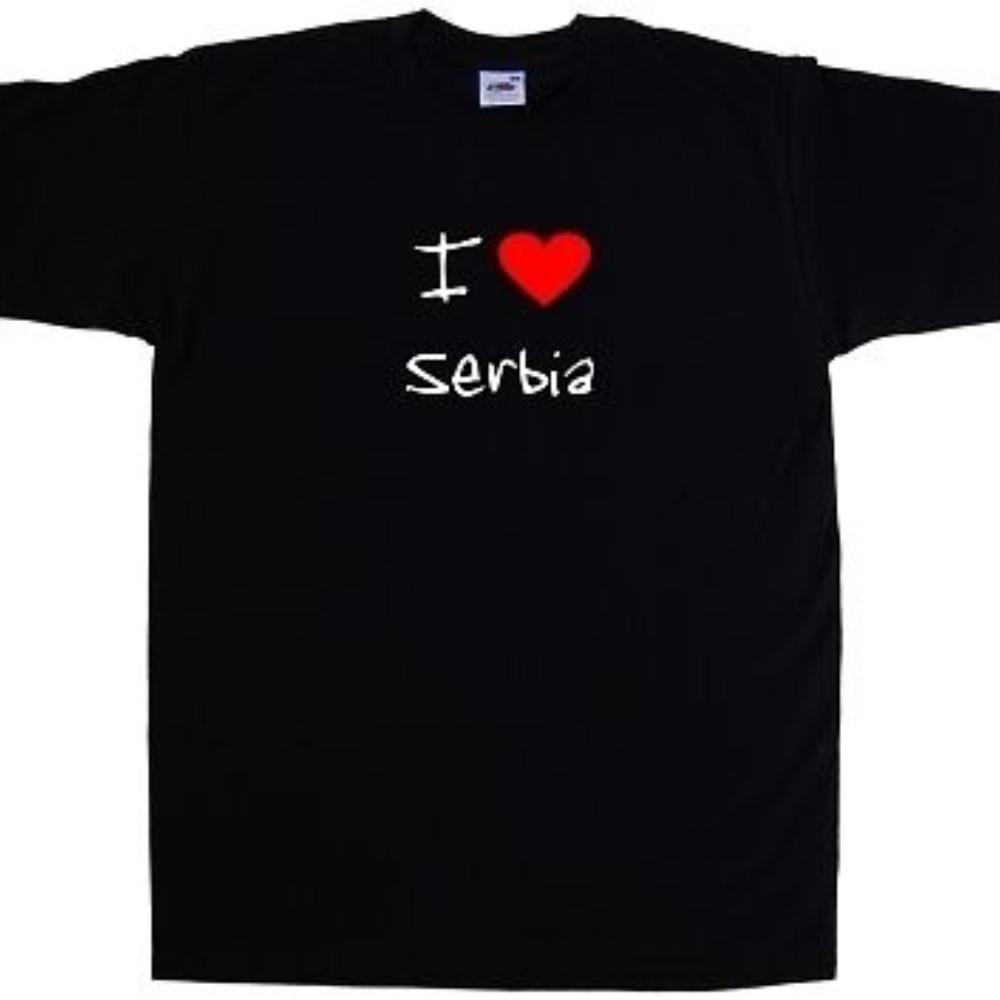 I Love Heart Serbia TShirt Summer Woman Man Patriotic Personage Cotton Tshirt Funny Outdoor Clothes Ropa Hombre S
I Love Heart Serbia TShirt Summer Woman Man Patriotic Personage Cotton Tshirt Funny Outdoor Clothes Ropa Hombre S