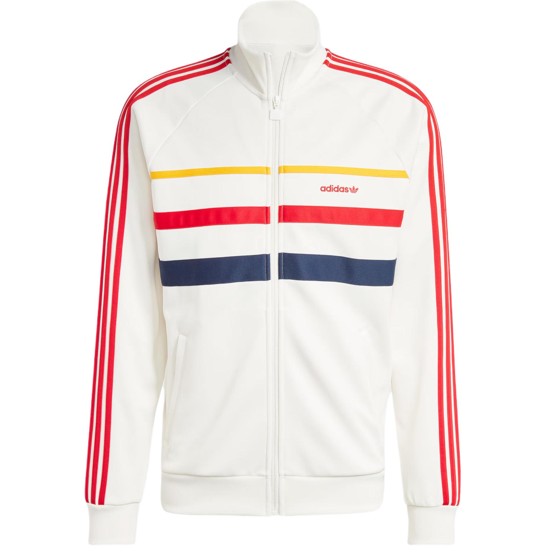 Adidas Originals The First Track Top Retro Color Block Stand Collar Sports Jacket Men Tops White IW3233 M
Adidas Originals The First Track Top Retro Color Block Stand Collar Sports Jacket Men Tops White IW3233 M
