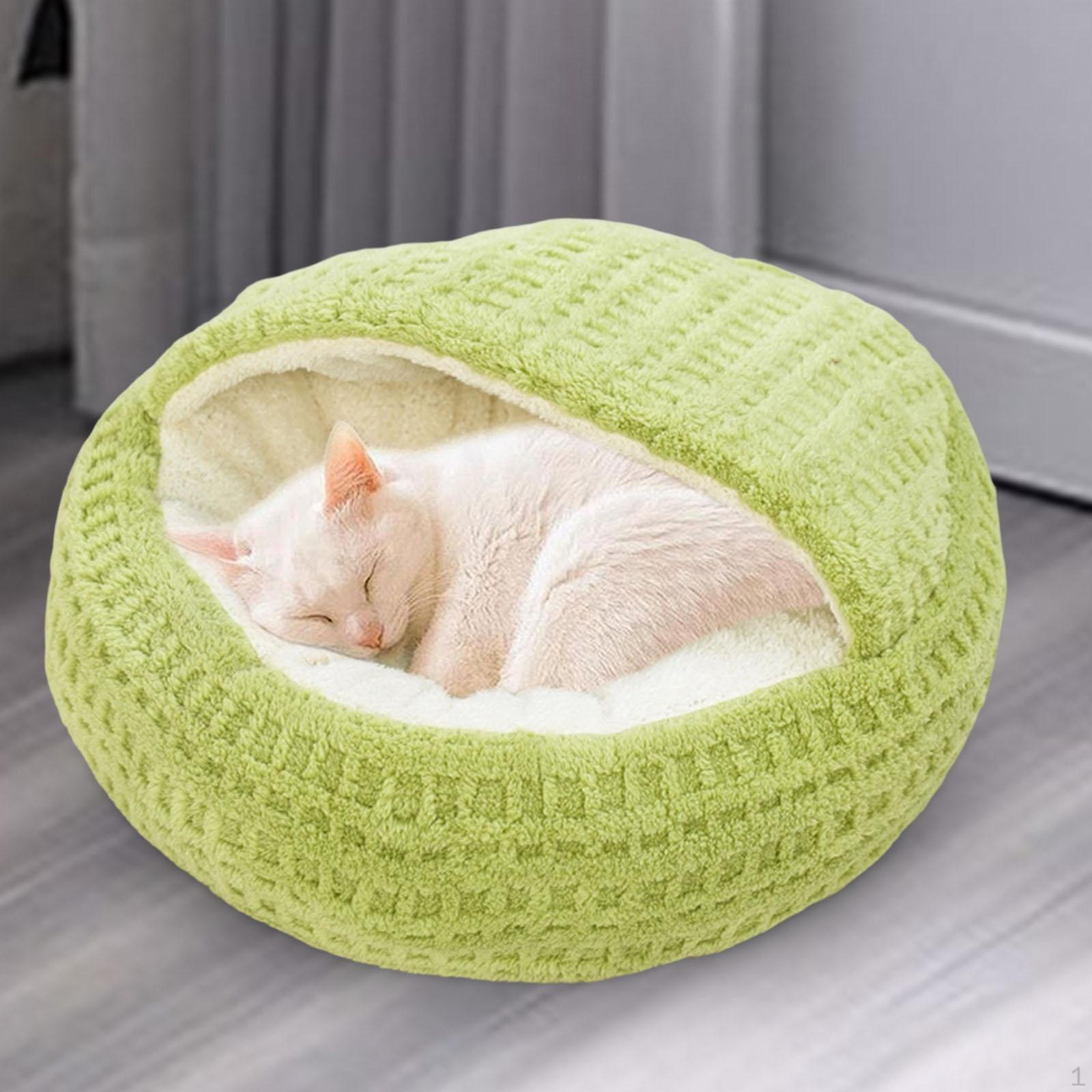Cat Bed Covered Nest Semi Enclosed Kitty Shelter Self Warming Pet House Suitable for Sleeping S
Cat Bed Covered Nest Semi Enclosed Kitty Shelter Self Warming Pet House Suitable for Sleeping S