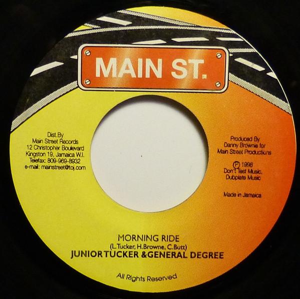 7inch Record JUNIOR TUCKER & GENERAL DEGREE - Morning Ride NONE Main St. 1996 Jamaica Reggae, Ska & Dub Used
7inch Record JUNIOR TUCKER & GENERAL DEGREE - Morning Ride NONE Main St. 1996 Jamaica Reggae, Ska & Dub Used