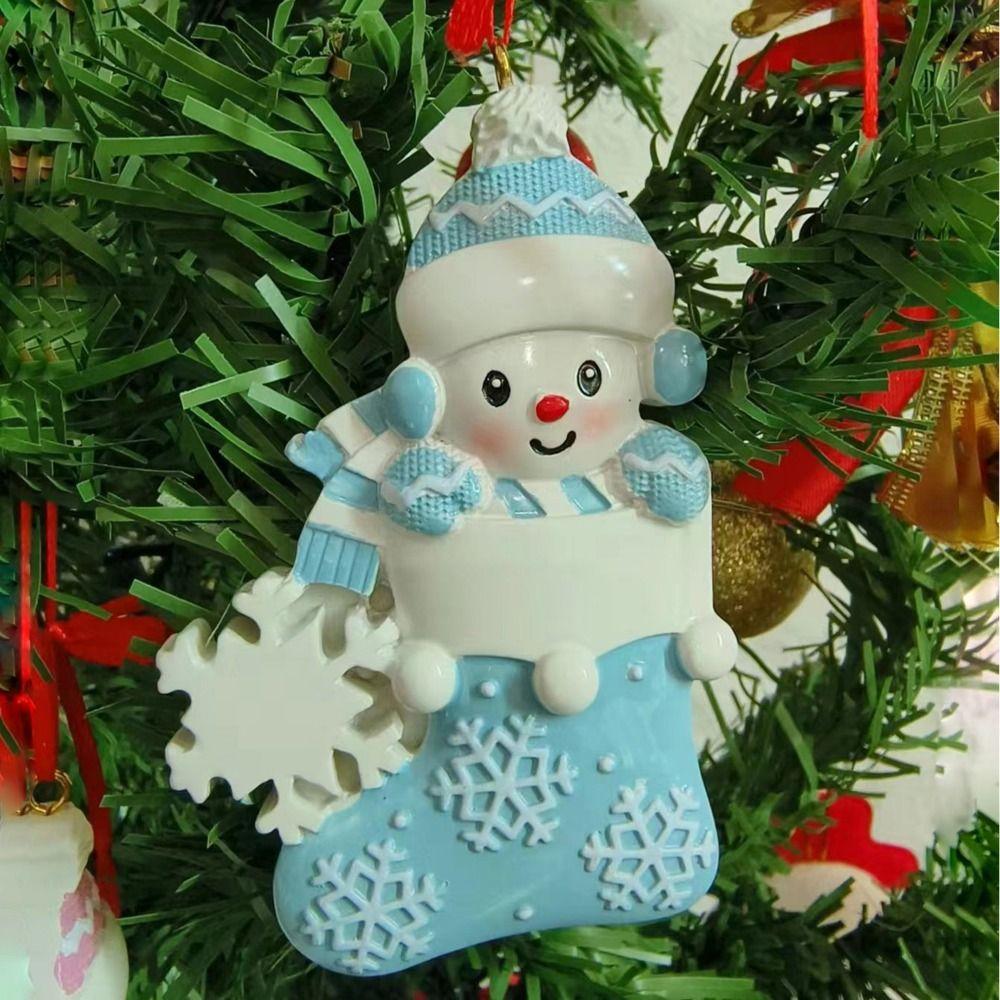 Cartoon Babys First Christmas Ornament Decorative Resin Baby Snowman Sock Ornament DIY Name Pendants Christmas Sock Pendant синий
Cartoon Babys First Christmas Ornament Decorative Resin Baby Snowman Sock Ornament DIY Name Pendants Christmas Sock Pendant синий