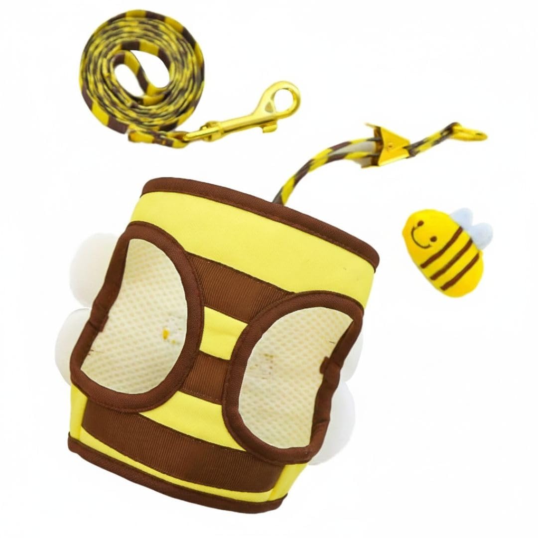 PetGround Dog Harness and Transforms into a Small for Small and Cute 120cm Reduces Stress Leash, Honeybee, Dogs, Puppies, Cats, Mesh, Lightweight,
PetGround Dog Harness and Transforms into a Small for Small and Cute 120cm Reduces Stress Leash, Honeybee, Dogs, Puppies, Cats, Mesh, Lightweight,