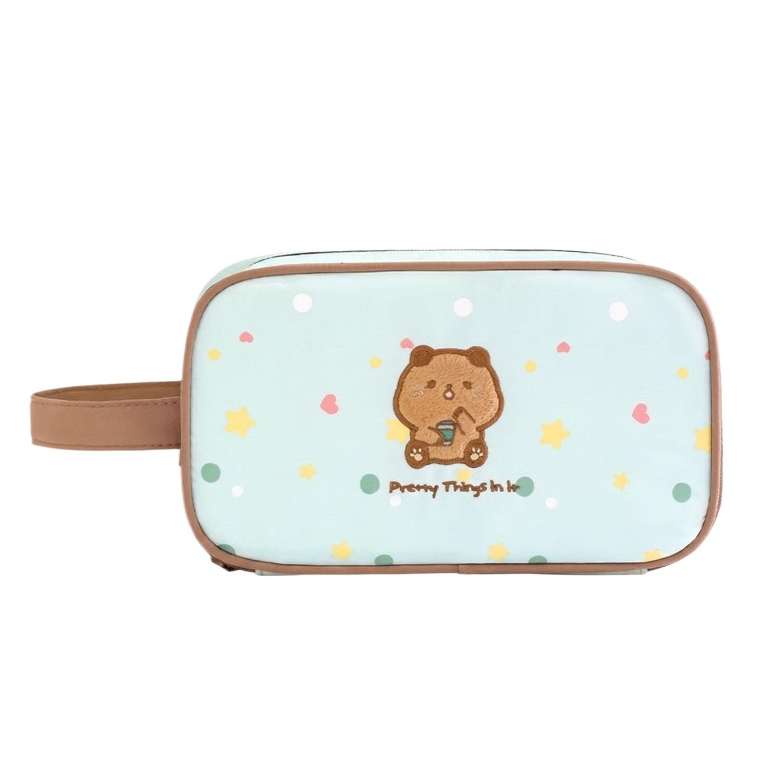 Portable Travel Makeup Bag Handheld Cosmetic Organizer Storage Pouch with Handle Lightweight and Durable for Toiletries and Accessories one size зелёный
Portable Travel Makeup Bag Handheld Cosmetic Organizer Storage Pouch with Handle Lightweight and Durable for Toiletries and Accessories one size зелёный