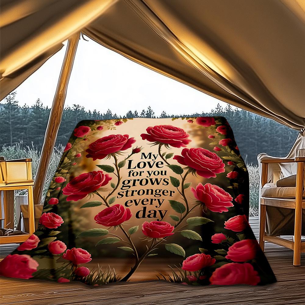 1pc Roses Love Outdoor Blanket - Lightweight Flannel Throw For Travel, Camping, Livingroom, Couch, Chair yy251114204 75x90cm
1pc Roses Love Outdoor Blanket - Lightweight Flannel Throw For Travel, Camping, Livingroom, Couch, Chair yy251114204 75x90cm