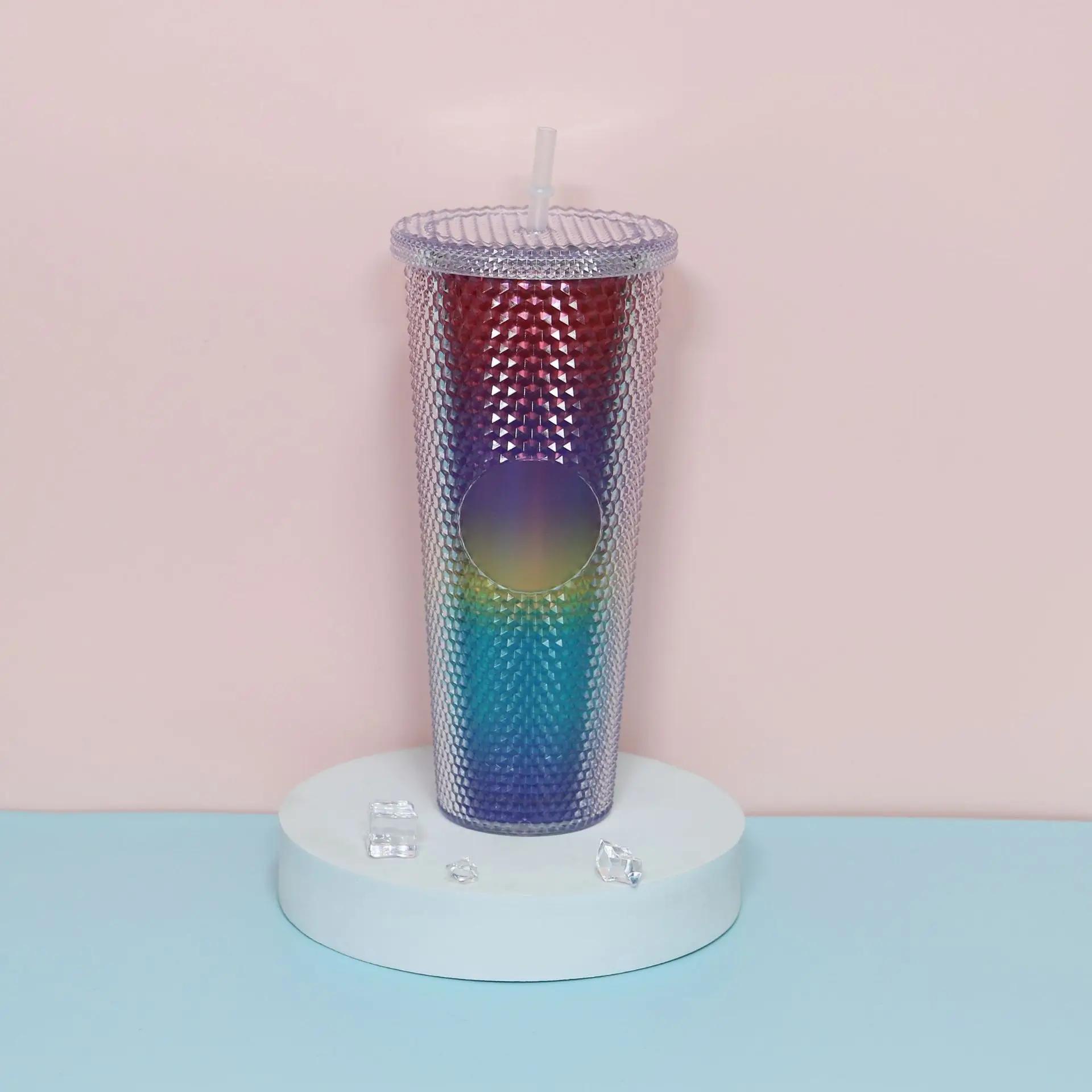 Leak Proof Double Wall Insulated Straw Tumbler Diamond Texture Gradient Color for Gym Outdoor Daily Use Trendy Straw Tumbler
Leak Proof Double Wall Insulated Straw Tumbler Diamond Texture Gradient Color for Gym Outdoor Daily Use Trendy Straw Tumbler