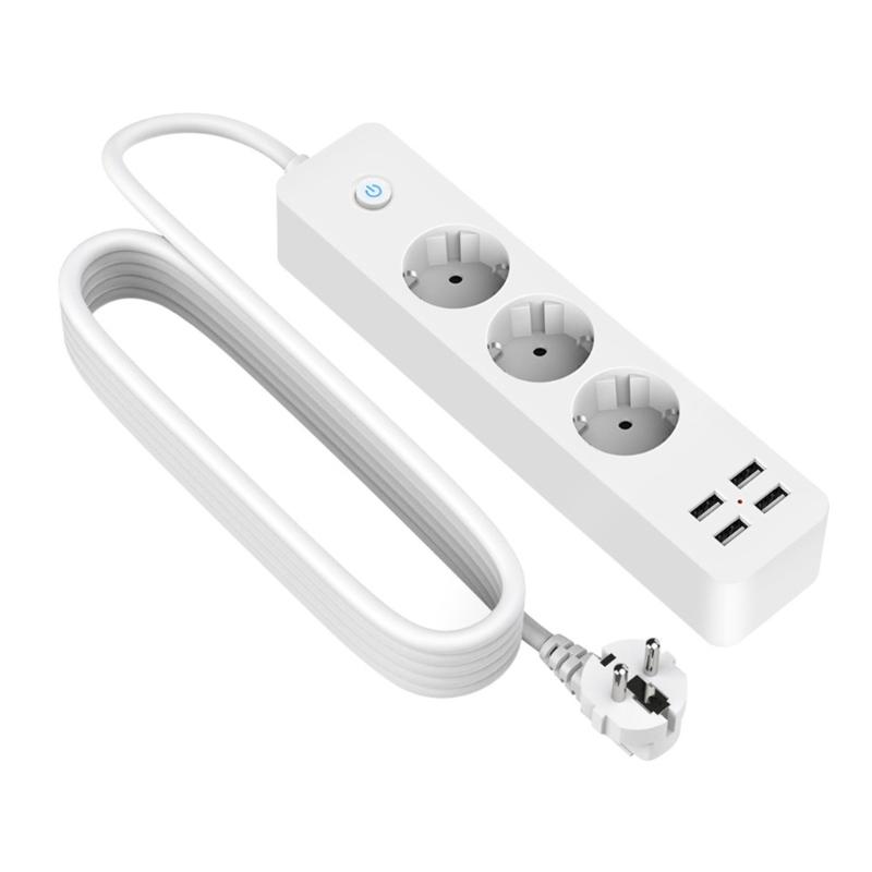 2200W Power Strips With 4 USB Charging Port Multiple Electric Outlet Extension Socket for Efficient Device Charging 1
2200W Power Strips With 4 USB Charging Port Multiple Electric Outlet Extension Socket for Efficient Device Charging 1