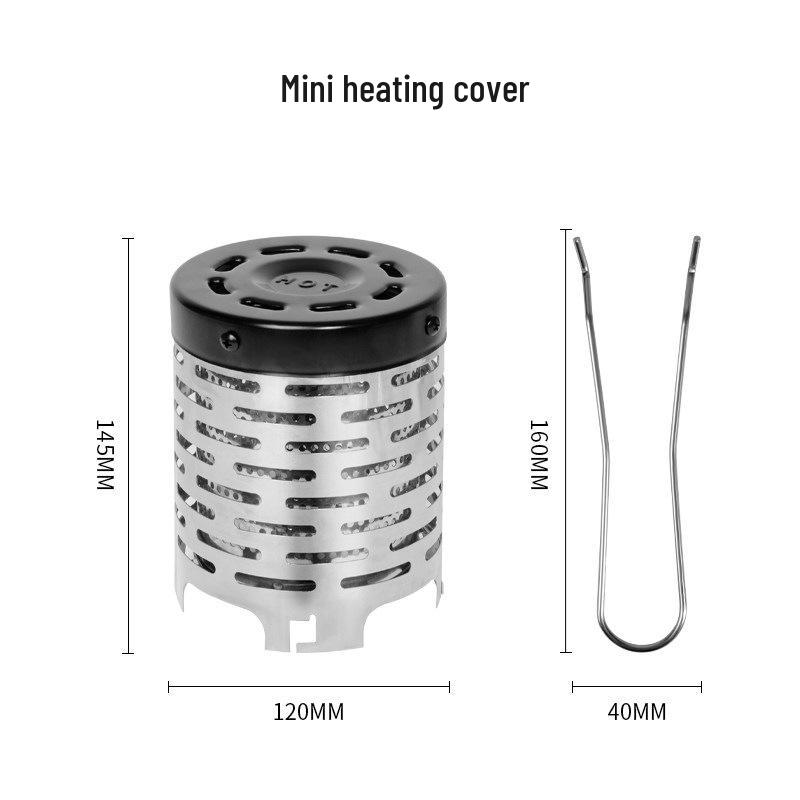 Stainless Steel Mini Heater & Hand Warmer for Outdoor Camping
Stainless Steel Mini Heater & Hand Warmer for Outdoor Camping