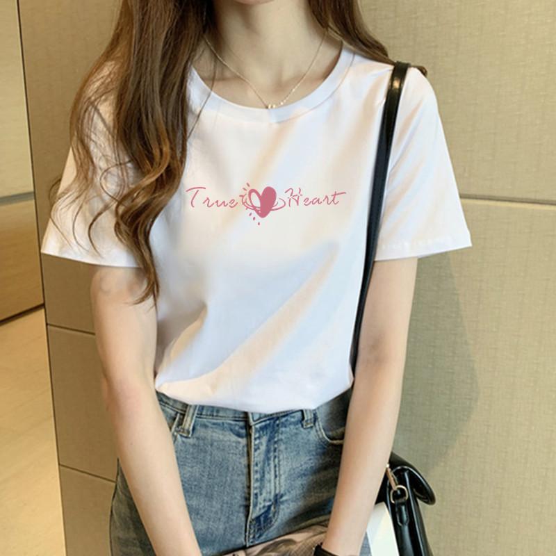 Cotton short-sleeved t-shirt women s 2025 new summer letter print white small top half-sleeved ins tide S
Cotton short-sleeved t-shirt women s 2025 new summer letter print white small top half-sleeved ins tide S