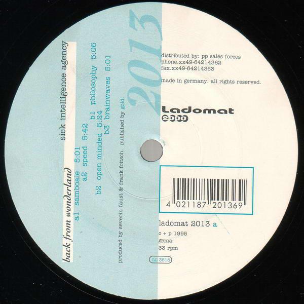 12inch Record SICK INTELLIGENCE AGENCY Back From Wonderland LADOMAT2013 Ladomat 2000 1995 Germany Dance Electronica Used
12inch Record SICK INTELLIGENCE AGENCY Back From Wonderland LADOMAT2013 Ladomat 2000 1995 Germany Dance Electronica Used