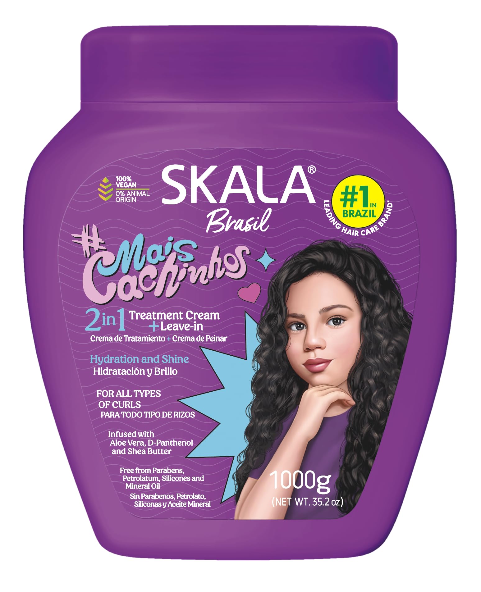 Skala Expert Mais Cachinhos Skala Expert Средство для вьющихся волос 2 в 1 для вьющихся волос 1 кг для вьющихся волос
Skala Expert Mais Cachinhos Skala Expert Средство для вьющихся волос 2 в 1 для вьющихся волос 1 кг для вьющихся волос