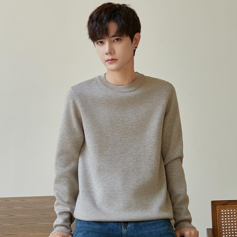 Осенне-зимний внутренний свитер, однотонный, высококачественный свитер с круглым вырезом, свободный тренд, повседневный мужской вязаный свитер M
Осенне-зимний внутренний свитер, однотонный, высококачественный свитер с круглым вырезом, свободный тренд, повседневный мужской вязаный свитер M