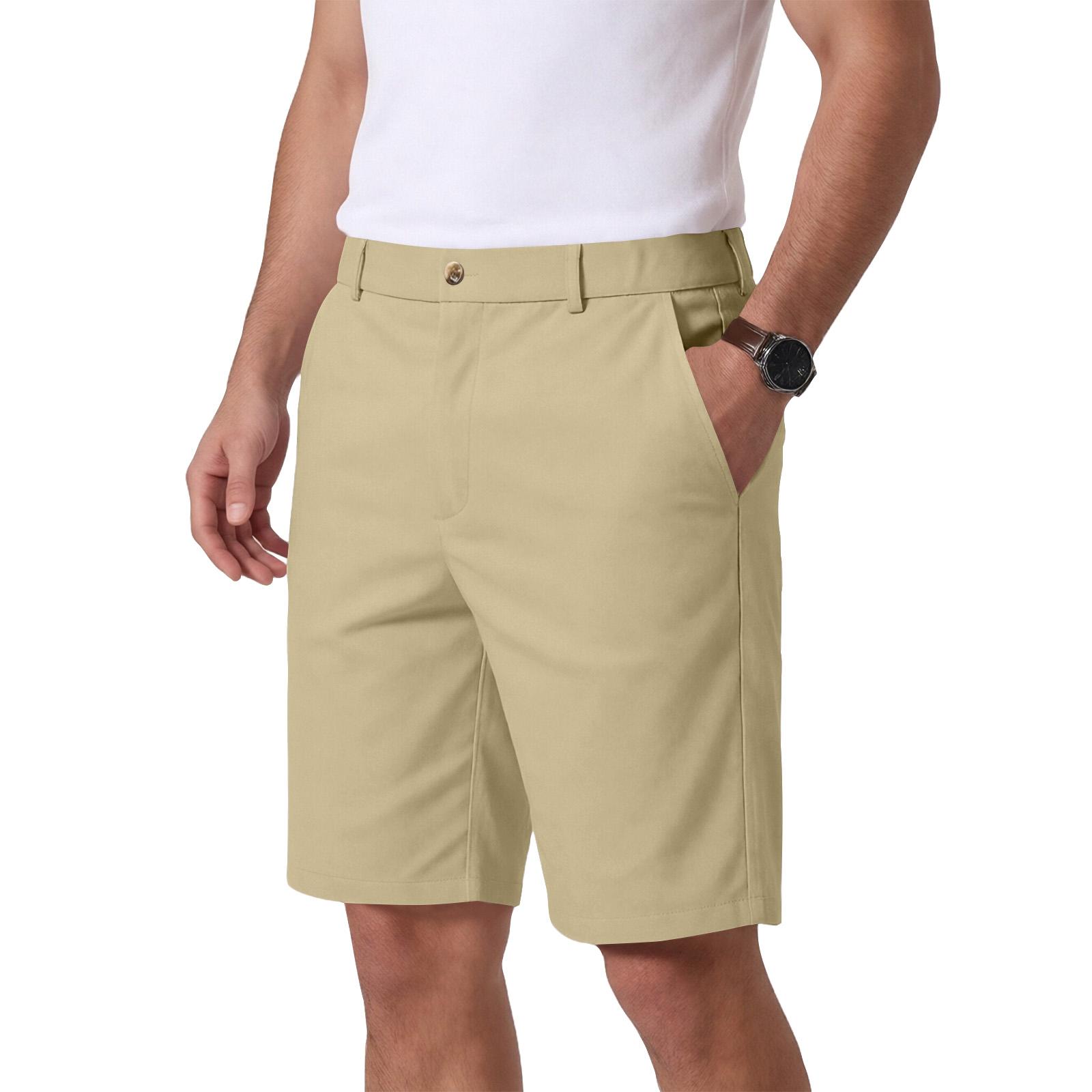 Men s Classic Fit Flat Front Shorts with Belt Loops and Button Closure for Everyday Wear and Casual Outings L бежевый
Men s Classic Fit Flat Front Shorts with Belt Loops and Button Closure for Everyday Wear and Casual Outings L бежевый