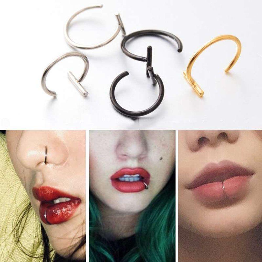 steel C Shape For Women Men Circular Accessories Sexy Nose Rings Body Piercing Jewelry Lip Rings
steel C Shape For Women Men Circular Accessories Sexy Nose Rings Body Piercing Jewelry Lip Rings