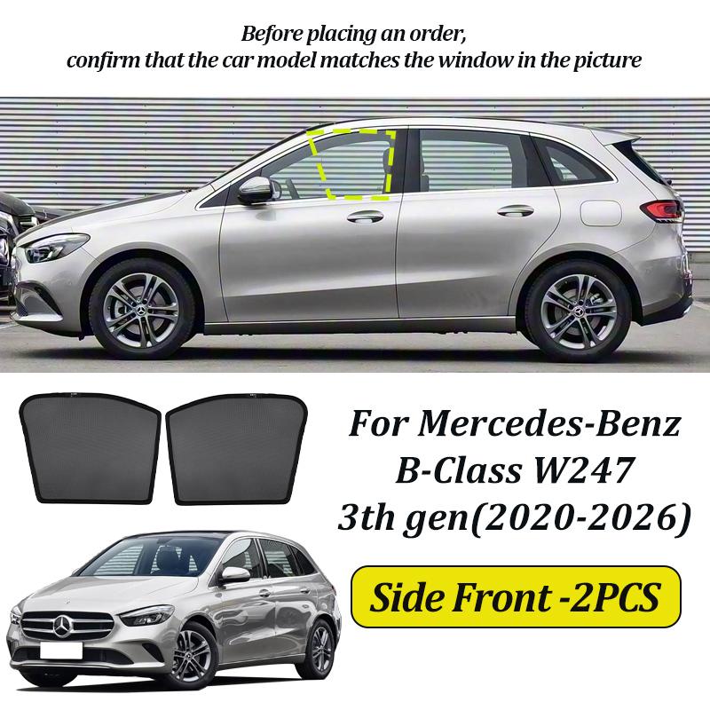 LINNUNU Для Mercedes Benz B-Class B200 b180 W246 w247 2012- Магнітна Автомобільна Сонцезахисна Шторка на Лобове Скло Бічні Вікна Захист від УФ 3Th-Side Front 2pcs
LINNUNU Для Mercedes Benz B-Class B200 b180 W246 w247 2012- Магнітна Автомобільна Сонцезахисна Шторка на Лобове Скло Бічні Вікна Захист від УФ 3Th-Side Front 2pcs