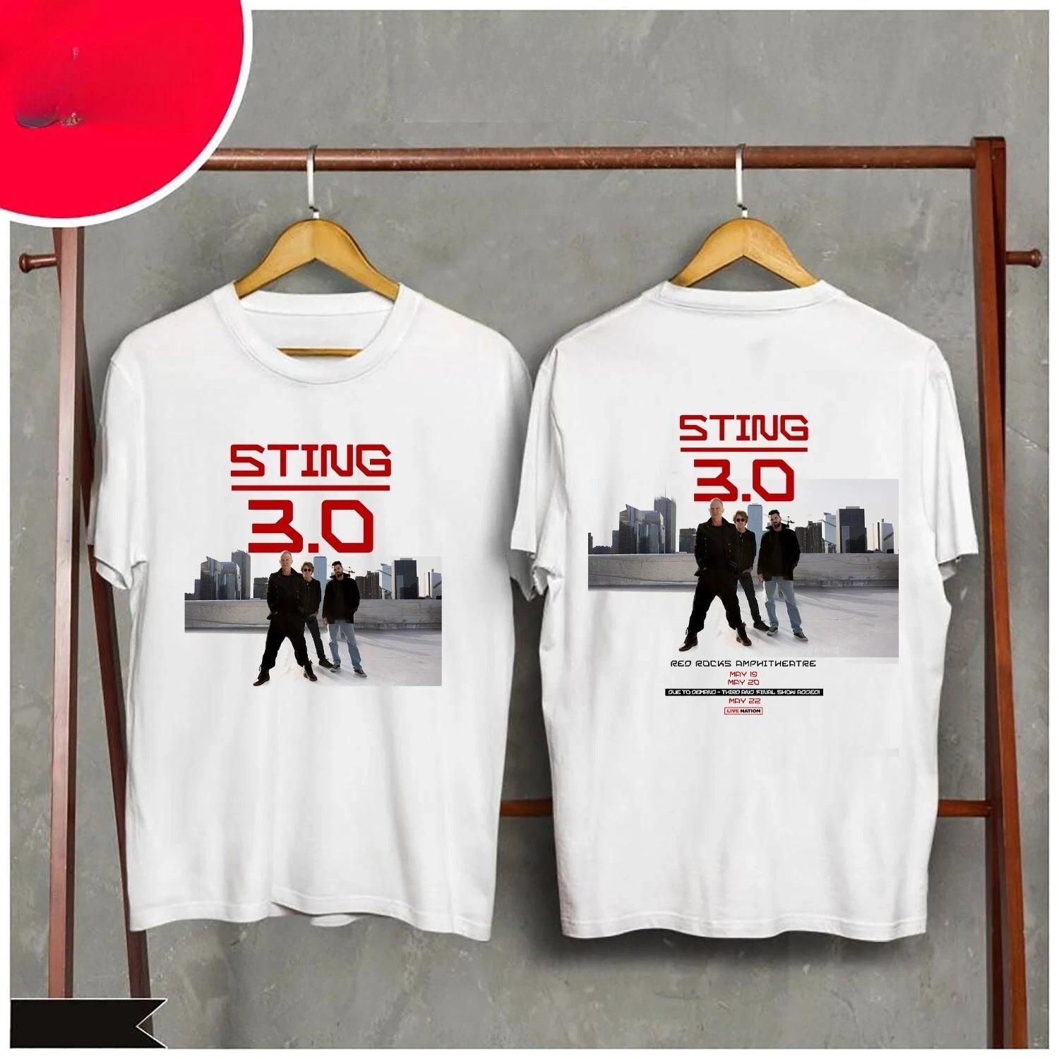 The Sting 3.0 Tour May 2025 Date In Red Rocks T Shirt White Size S-2XL 2XL
The Sting 3.0 Tour May 2025 Date In Red Rocks T Shirt White Size S-2XL 2XL