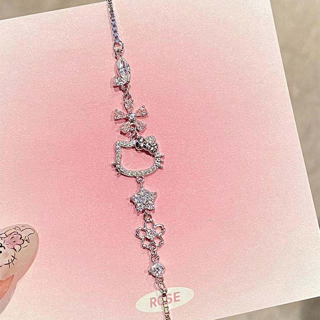 Hello Kitty Zircon Flower Star Pendant Jewelry For Women Gift Idea
Hello Kitty Zircon Flower Star Pendant Jewelry For Women Gift Idea