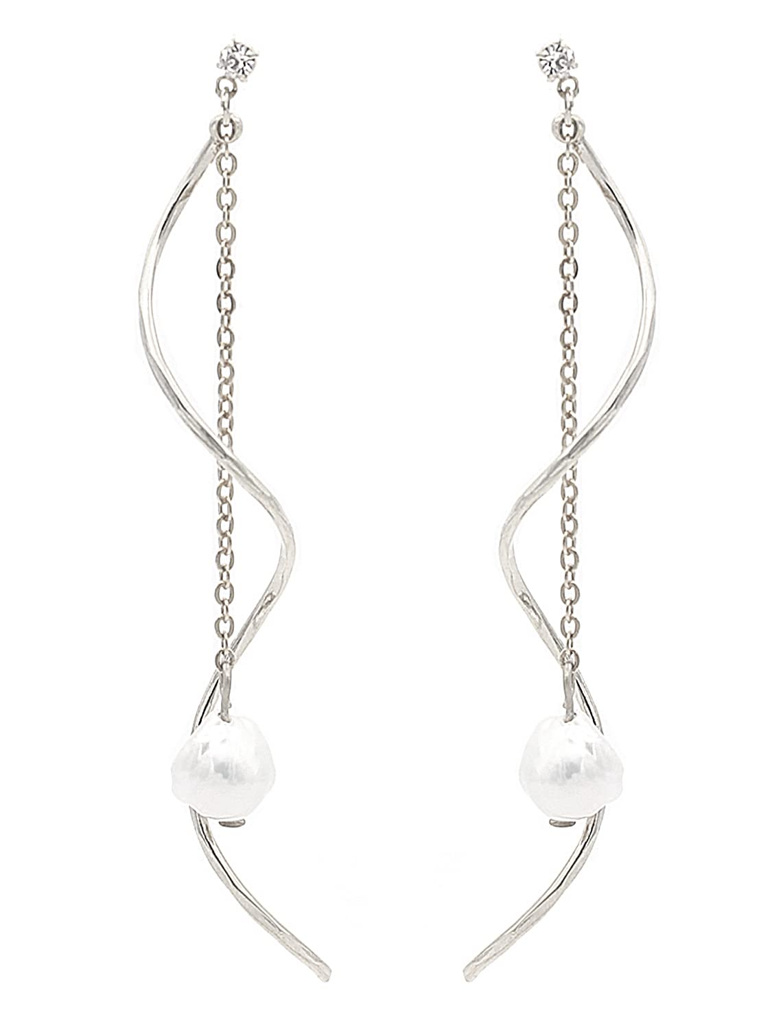 miwaki Freshwater Simple Hypoallergenic to Nickel Made in Silver Earrings, Pearl, Metal, Women s, Screw, Spiral, Accessory, Metals, Free, Japan,
miwaki Freshwater Simple Hypoallergenic to Nickel Made in Silver Earrings, Pearl, Metal, Women s, Screw, Spiral, Accessory, Metals, Free, Japan,