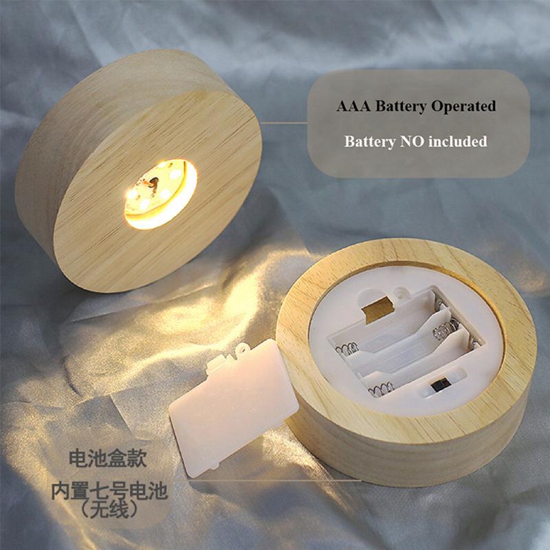 Crystal Resin Quartz Balls Sphere Holder Wooden Display Stand with Warm White Color Led Lights Powered by AAA Batteries 8cm
Crystal Resin Quartz Balls Sphere Holder Wooden Display Stand with Warm White Color Led Lights Powered by AAA Batteries 8cm