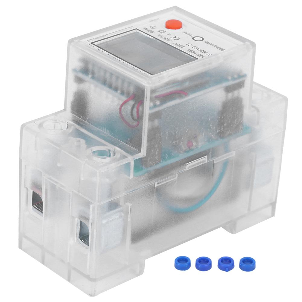 DDS1891 Single Phase 2P DINRail Electric Meter Energy Meter Electronic KWh Meter
DDS1891 Single Phase 2P DINRail Electric Meter Energy Meter Electronic KWh Meter