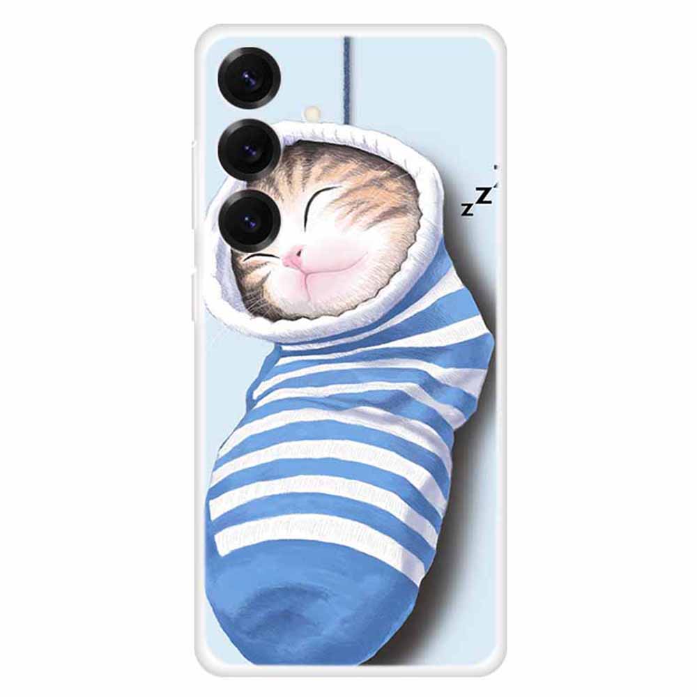 For Samsung Galaxy S25+ Case TPU Pattern Printing Anti-Fall Phone Cover Socks and Cat
For Samsung Galaxy S25+ Case TPU Pattern Printing Anti-Fall Phone Cover Socks and Cat