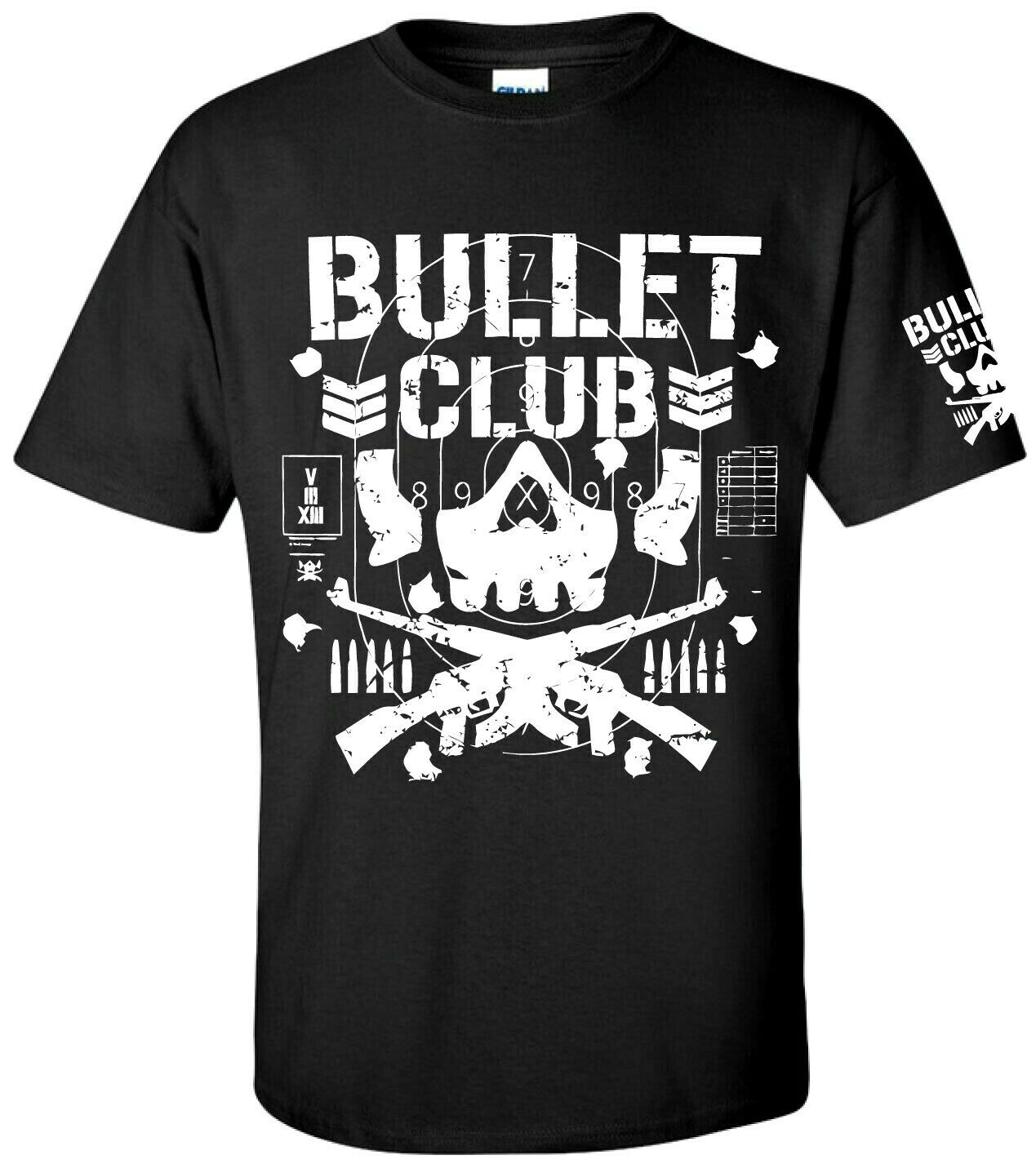 Черная новинка Тенденция Мягкий Ти Loose Мягкая футболка BULLET CLUB Gun Sight T рубашка
Черная новинка Тенденция Мягкий Ти Loose Мягкая футболка BULLET CLUB Gun Sight T рубашка