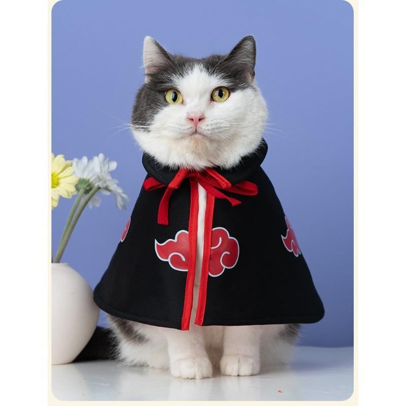 Pet Akatsuki Cloud Pattern Cape Adjustable Neck Tie Cat Dog Cosplay Cloak Small Pet Costume (as the picture,S)
Pet Akatsuki Cloud Pattern Cape Adjustable Neck Tie Cat Dog Cosplay Cloak Small Pet Costume (as the picture,S)
