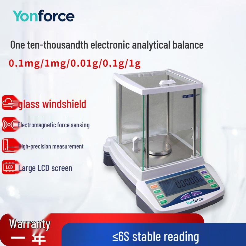 Высокоточные электронные весы 0,1 мг-1 г для лабораторий, ювелирных изделий и пищевой промышленности YF-JY1002 accuracy 0.01g range 100g
Высокоточные электронные весы 0,1 мг-1 г для лабораторий, ювелирных изделий и пищевой промышленности YF-JY1002 accuracy 0.01g range 100g