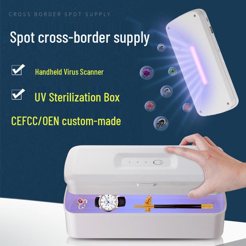 Portable UV Disinfection Box for Phones, Glasses, Baby Bottles, and Nail Tools
Portable UV Disinfection Box for Phones, Glasses, Baby Bottles, and Nail Tools