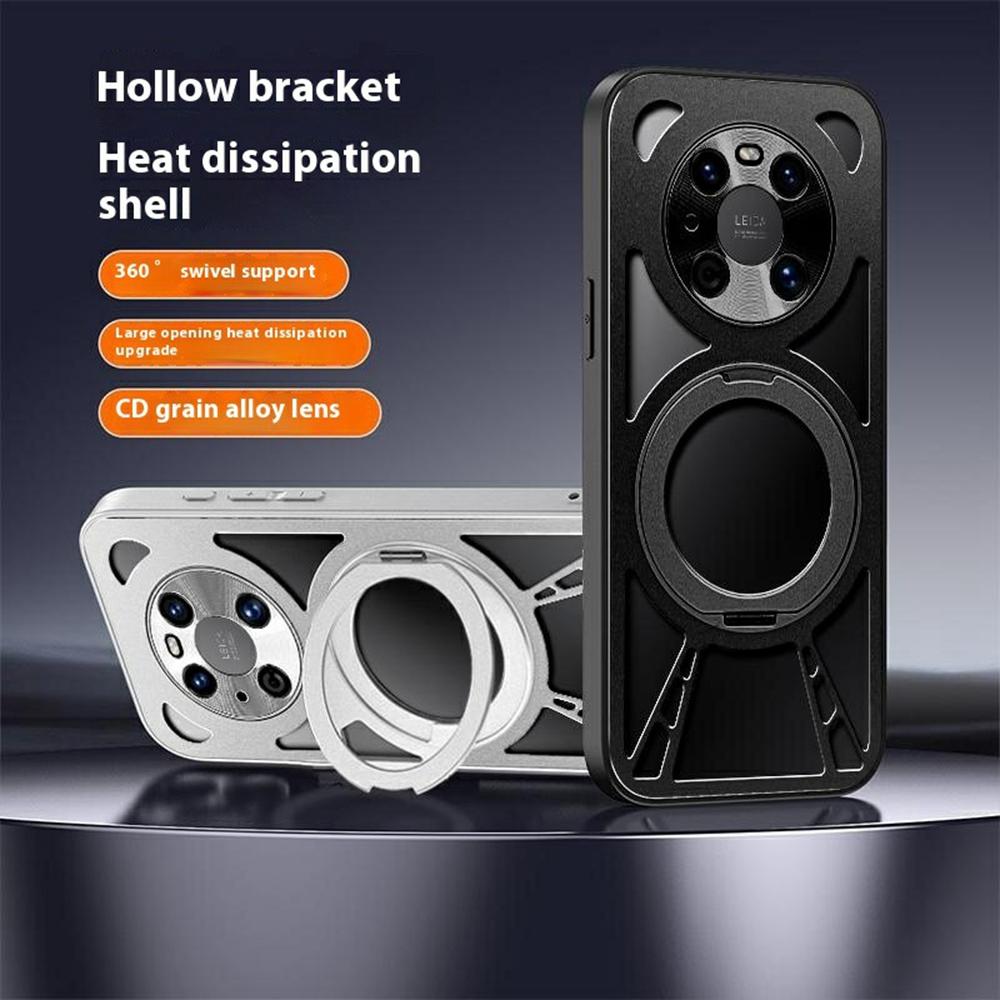 For Huawei Mate 40 Case Magnetic Kickstand Hollow Heat Dissipation Silicone+PC+Metal Bumper Phone Cover Silver
For Huawei Mate 40 Case Magnetic Kickstand Hollow Heat Dissipation Silicone+PC+Metal Bumper Phone Cover Silver
